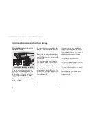 Предварительный просмотр 36 страницы Honda Automobiles 2009 Accord Sedan Owner'S Manual