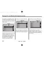 Предварительный просмотр 183 страницы Honda Automobiles 2009 Civic Hybrid Owner'S Manual