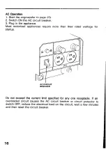 Предварительный просмотр 18 страницы Honda Automobiles EG1400X Owner'S Manual