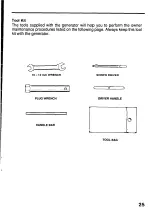 Предварительный просмотр 27 страницы Honda Automobiles EG1400X Owner'S Manual