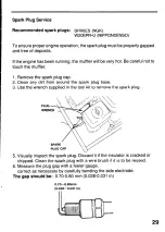 Предварительный просмотр 31 страницы Honda Automobiles EG1400X Owner'S Manual