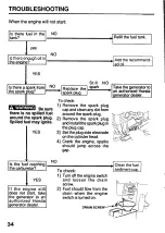 Предварительный просмотр 36 страницы Honda Automobiles EG1400X Owner'S Manual