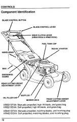 Preview for 17 page of Honda Automobiles HRB215 Harmony Owner'S Manual