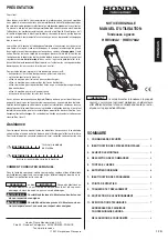 Preview for 9 page of Honda Automobiles HRE330A2 Operator'S Manual