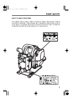 Предварительный просмотр 9 страницы Honda Automobiles WX10 Owner'S Manual