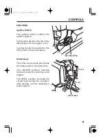 Предварительный просмотр 11 страницы Honda Automobiles WX10 Owner'S Manual