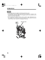 Предварительный просмотр 20 страницы Honda Automobiles WX10 Owner'S Manual