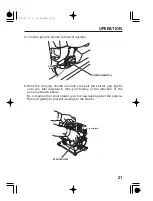 Предварительный просмотр 23 страницы Honda Automobiles WX10 Owner'S Manual