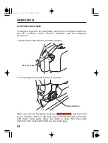 Предварительный просмотр 26 страницы Honda Automobiles WX10 Owner'S Manual