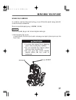 Предварительный просмотр 39 страницы Honda Automobiles WX10 Owner'S Manual