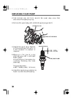 Предварительный просмотр 40 страницы Honda Automobiles WX10 Owner'S Manual