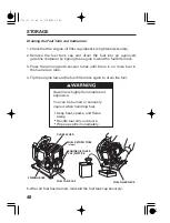 Предварительный просмотр 50 страницы Honda Automobiles WX10 Owner'S Manual