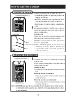 Preview for 24 page of Honda Electronics HE-6801 Operation Manual