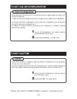 Preview for 80 page of Honda Electronics HE-6801 Operation Manual