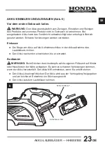 Preview for 52 page of Honda Power Products HHBE81BE Owner'S Manual