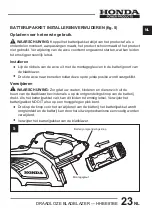 Предварительный просмотр 139 страницы Honda Power Products HHBE81BE Owner'S Manual