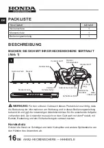 Preview for 46 page of Honda Power Products HHHE61LE Owner'S Manual