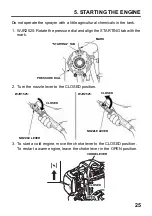 Предварительный просмотр 28 страницы Honda Power Products WJR1525 Owner'S Manual