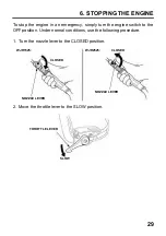 Предварительный просмотр 32 страницы Honda Power Products WJR1525 Owner'S Manual