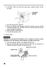 Предварительный просмотр 49 страницы Honda Power Products WJR1525 Owner'S Manual