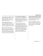 Preview for 6 page of Honda 00X31-SCV-8000 Navigation Manual