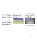 Preview for 38 page of Honda 00X31-SCV-8000 Navigation Manual