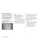 Preview for 41 page of Honda 00X31-SCV-8000 Navigation Manual