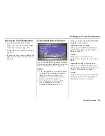 Preview for 46 page of Honda 00X31-SCV-8000 Navigation Manual