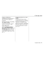 Preview for 124 page of Honda 00X31-SCV-8000 Navigation Manual