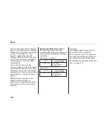 Предварительный просмотр 280 страницы Honda 00X31-TK6-6100 Owner'S Manual