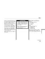 Предварительный просмотр 283 страницы Honda 00X31-TK6-6100 Owner'S Manual