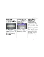 Предварительный просмотр 44 страницы Honda 00X31-TM8-8000 Navigation Manual