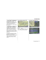 Предварительный просмотр 88 страницы Honda 00X31-TM8-8000 Navigation Manual