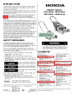 Preview for 1 page of Honda 00X31-VL0-U540 Owner'S Manual