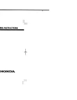 Honda 08A02-4E1-101 Operating Instructions Manual preview