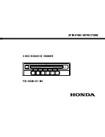 Preview for 1 page of Honda 08A06-3E1-300 Operating Instructions Manual