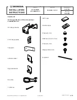 Preview for 1 page of Honda 08A26-1B1-100 Installation Instructions Manual