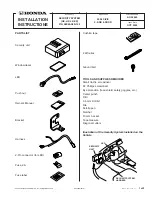 Preview for 1 page of Honda 08E50-S5D-100 Installation Instructions