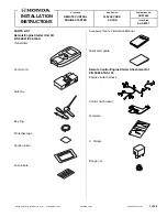 Honda 08E91-E22-100A Installation Instructions Manual preview