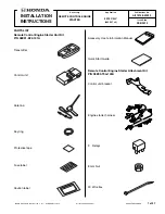 Honda 08E91-E22-101A Installation Instructions Manual preview