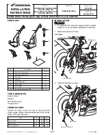 Preview for 1 page of Honda 08F73-MKC-A00 Installation Instructions