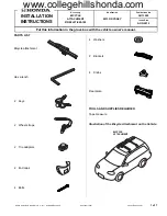 Предварительный просмотр 1 страницы Honda 08L07-E09-100 Installation Instructions Manual