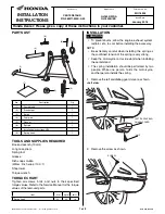 Preview for 1 page of Honda 08M71-MKC-A00 Installation Instructions