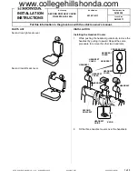 Honda 08P32-SZA-100A Installation Instructions preview