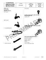 Honda 08V31-TE0-100 Installation Instructions Manual preview