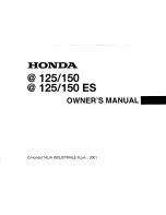 Preview for 3 page of Honda 125/150 Owner'S Manual