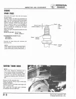 Предварительный просмотр 23 страницы Honda 1978 CB400A Shop Manual