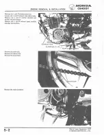 Предварительный просмотр 49 страницы Honda 1978 CB400A Shop Manual