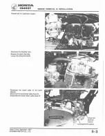 Предварительный просмотр 50 страницы Honda 1978 CB400A Shop Manual