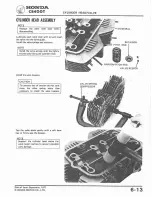 Предварительный просмотр 64 страницы Honda 1978 CB400A Shop Manual